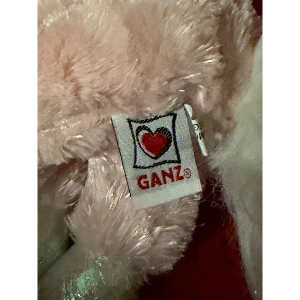Webkinz Pink Pegasus Plush Ganz Iridescent Wings Hooves Mythical Animal NO CODE